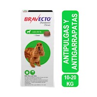 Bravecto Antipulgas para Perros 500 mg 10-20 Kg